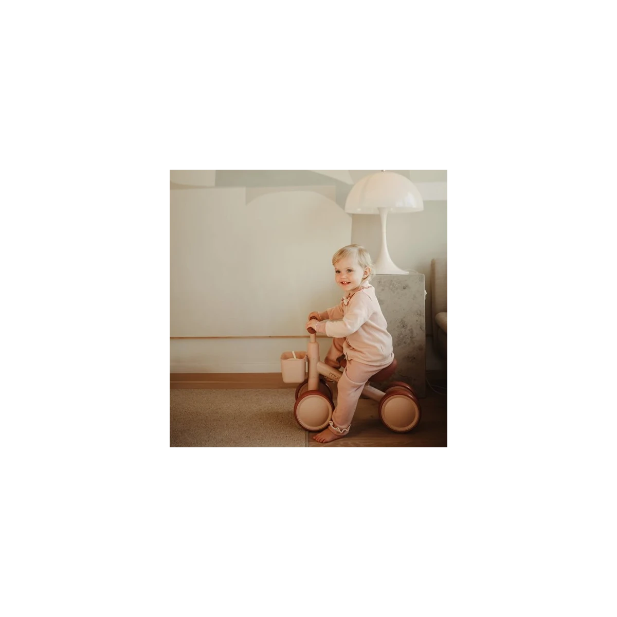 Mushie Rowerek biegowy dla dzieci od 1 roku życia Blush