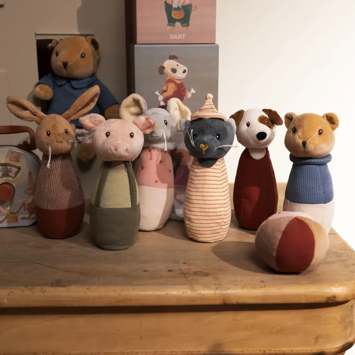 EGMONT TOYS Kręgle dla dzieci do zabawy Przyjaciele