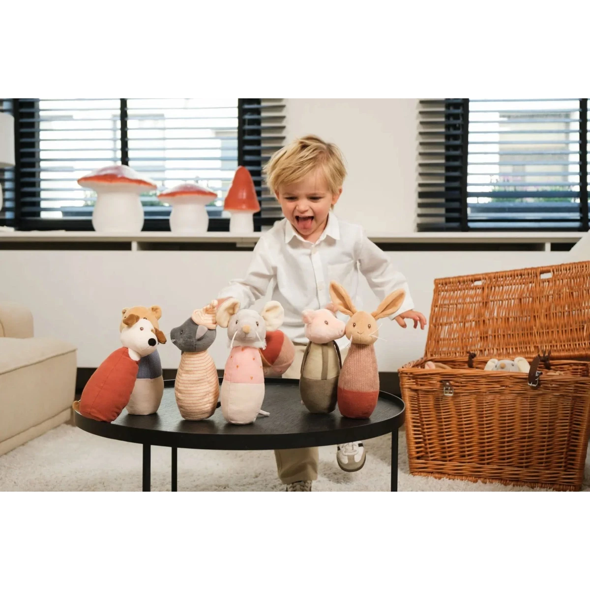 EGMONT TOYS Kręgle dla dzieci do zabawy Przyjaciele