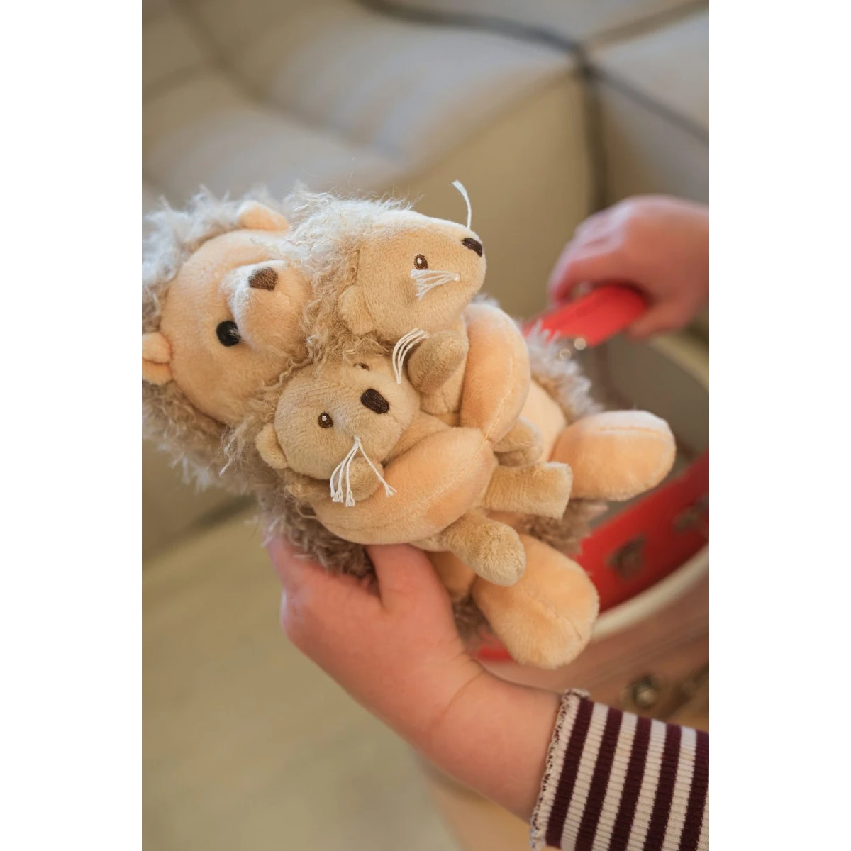 EGMONT TOYS Pluszowy Jeżyk z bliźniakami
