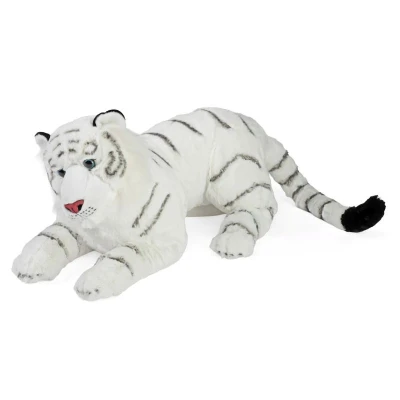 WILD REPUBLIC Leżący tygrys biały maskotka dla dziecka 76 cm Cuddlekins Jumbo