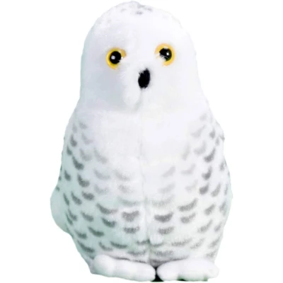 WILD REPUBLIC Sowa śnieżna maskotka z dźwiękiem 18 cm RSPB