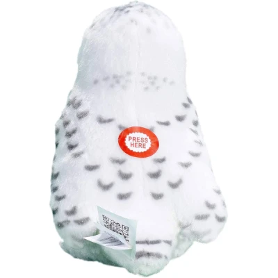WILD REPUBLIC Sowa śnieżna maskotka z dźwiękiem 18 cm RSPB
