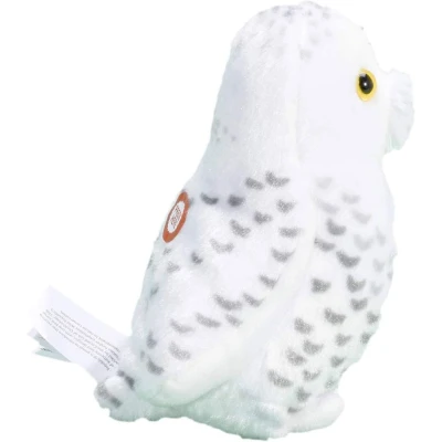 WILD REPUBLIC Sowa śnieżna maskotka z dźwiękiem 18 cm RSPB
