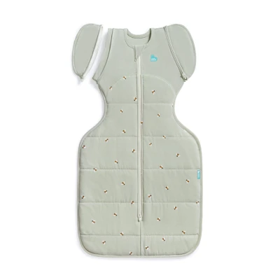 LOVE TO DREAM Otulacz przejściowy Transition Bag Rozmiar M 2.5 TOG Oliwkowy pszczółki