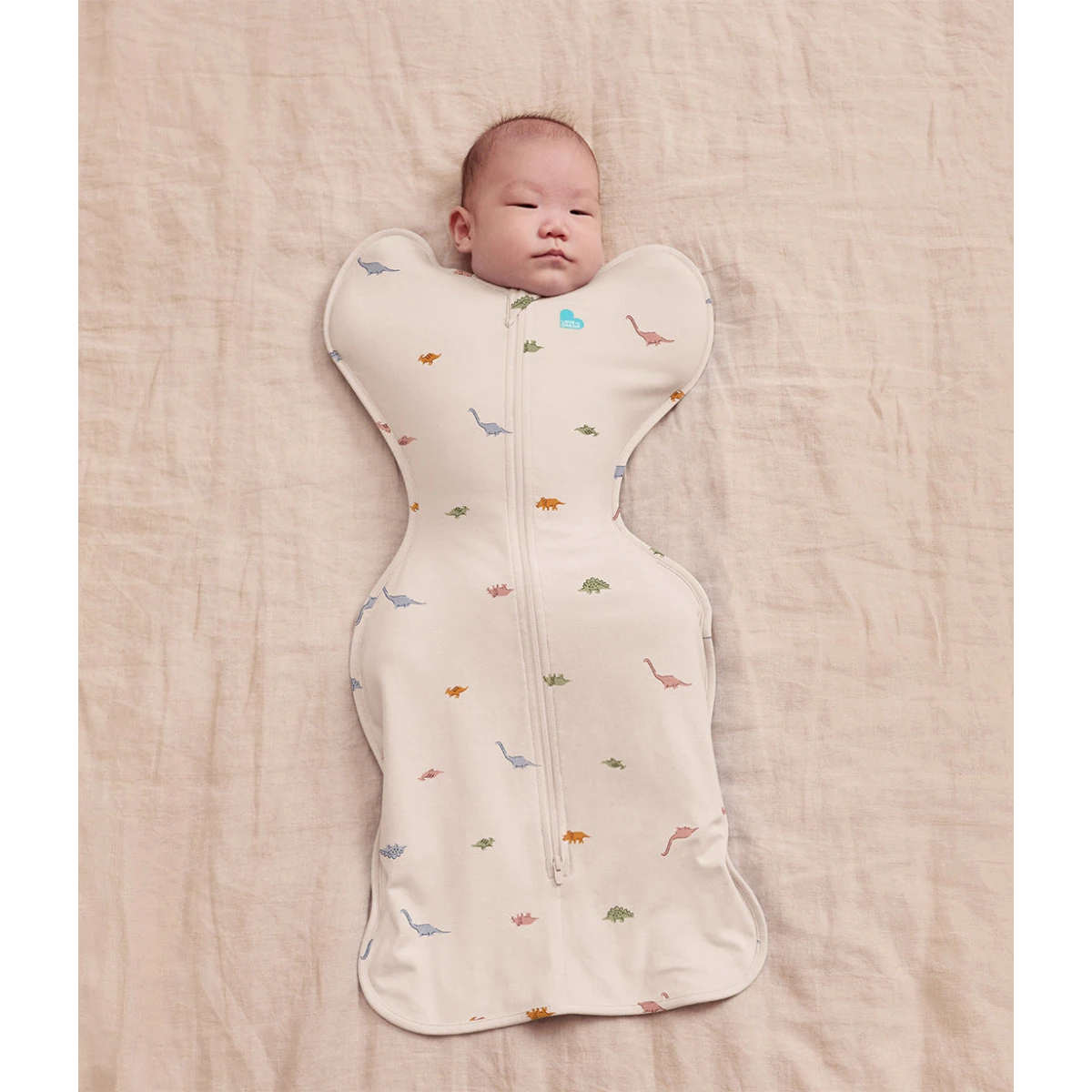 LOVE TO DREAM Otulacz Swaddle UP Rozmiar S Dinozaury