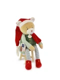 DOUDOU ET COMPAGNIE DOUDOU przytulanka chochlik świąteczny z domkiem  27 cm Farceur Cotillon