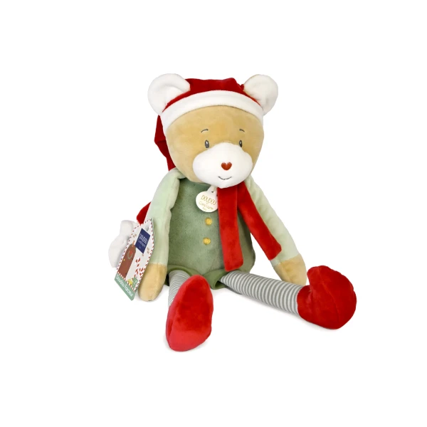 DOUDOU ET COMPAGNIE DOUDOU przytulanka chochlik świąteczny  40 cm Farceur Cotillon