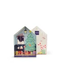 DOUDOU ET COMPAGNIE DOUDOU przytulanka chochlik świąteczny z domkiem  27 cm Farceur Cotillon