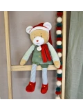 DOUDOU ET COMPAGNIE DOUDOU przytulanka chochlik świąteczny  40 cm Farceur Cotillon