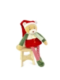 DOUDOU ET COMPAGNIE DOUDOU przytulanka chochlik świąteczny  40 cm Farceur Cannelle