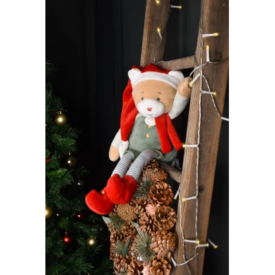DOUDOU ET COMPAGNIE DOUDOU przytulanka chochlik świąteczny  40 cm Farceur Cotillon