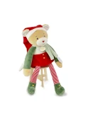 DOUDOU ET COMPAGNIE DOUDOU przytulanka chochlik świąteczny  40 cm Farceur Cannelle