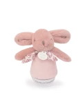 DOUDOU ET COMPAGNIE DOUDOU lampka nocna muzyczna Lapin Doudou Culbuto  16 cm różowa