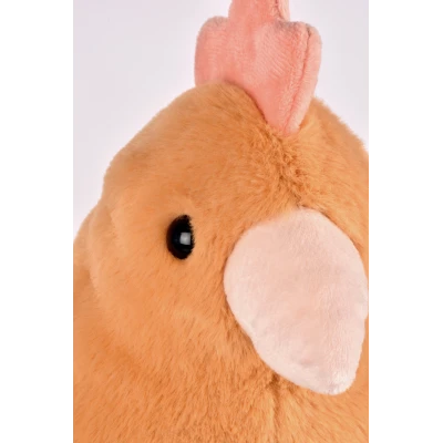 DOUDOU ET COMPAGNIE DOUDOU przytulanka kurka Madame Poule XXL Histoire d'Ours 50 cm pomarańczowa