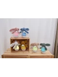 DOUDOU ET COMPAGNIE DOUDOU lampka nocna muzyczna Lapin Doudou Culbuto  16 cm różowa