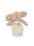 DOUDOU ET COMPAGNIE DOUDOU lampka nocna muzyczna Lapin Doudou Culbuto  16 cm beżowy piaskowy