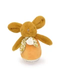 DOUDOU ET COMPAGNIE DOUDOU lampka nocna muzyczna Lapin Doudou Culbuto  16 cm ochra