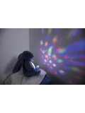 DOUDOU ET COMPAGNIE DOUDOU lampka projektor muzyczny króliczek Lapin Doudou Projection  19 cm niebieski