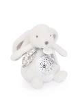 DOUDOU ET COMPAGNIE DOUDOU lampka projektor muzyczny króliczek Lapin Doudou Projection  19 cm biały