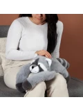 DOUDOU ET COMPAGNIE DOUDOU obciążeniowy pluszowy szop pracz Podcoll Histoire d'Ours 50 cm szary