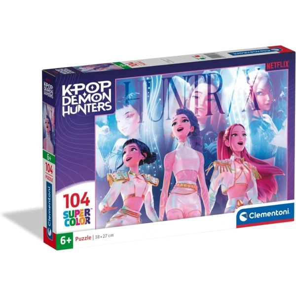 Clementoni 21762 KPOP Demon Hunters Puzzle 104 Elementy