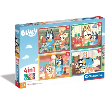 Clementoni 21530 Puzzle 4 w 1 Bluey