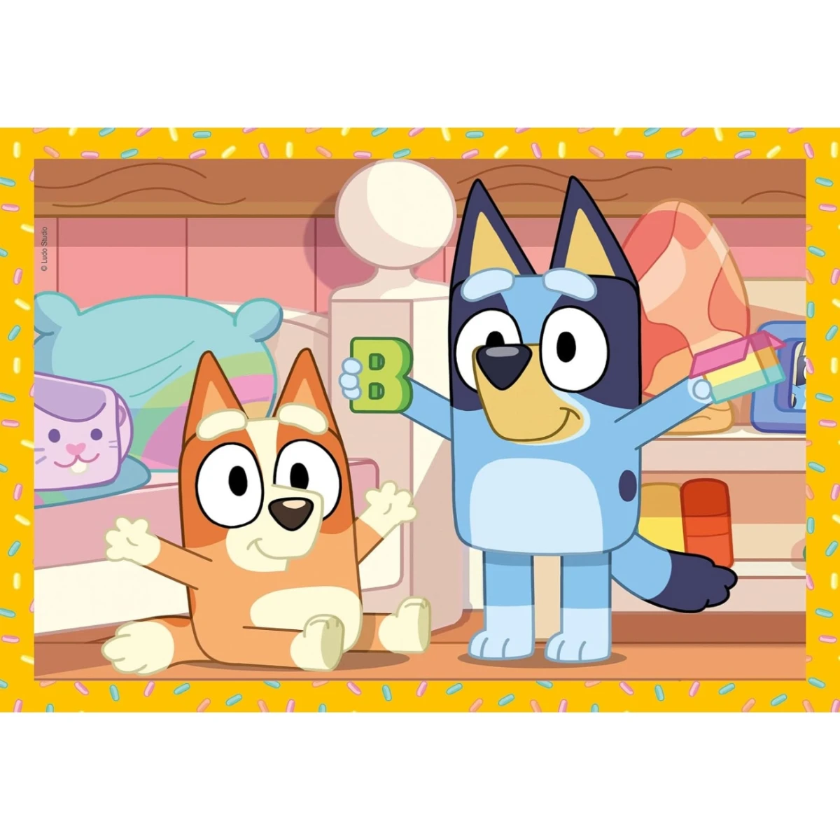 Clementoni 21530 Puzzle 4 w 1 Bluey