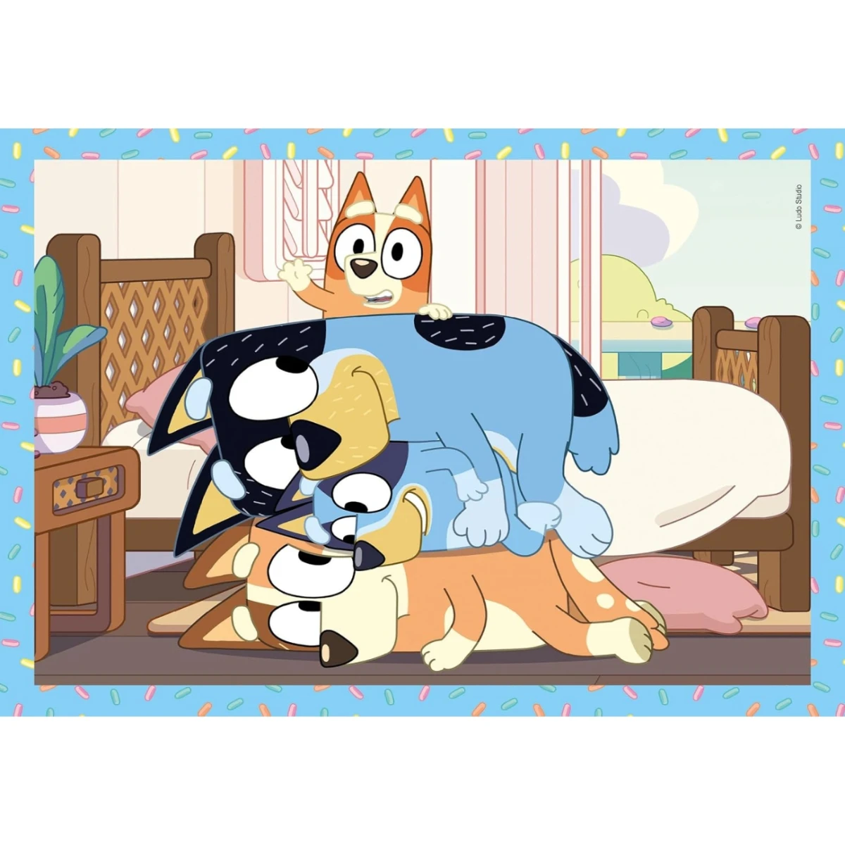 Clementoni 21530 Puzzle 4 w 1 Bluey