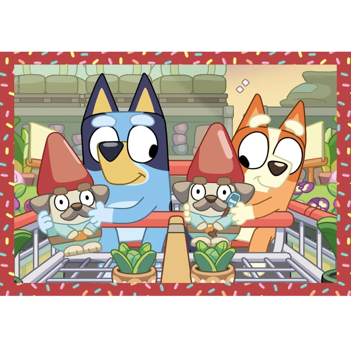 Clementoni 21530 Puzzle 4 w 1 Bluey
