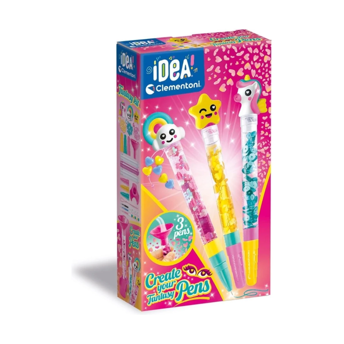 Clementoni 18831 Idea Mini Fabryka Długopisów Fantazy