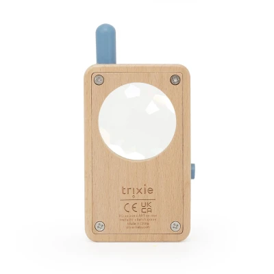 TRIXIE Drewniany walkie-talkie krótkofalówka Paw Baby