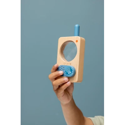 TRIXIE Drewniany walkie-talkie krótkofalówkaTriceratops Baby
