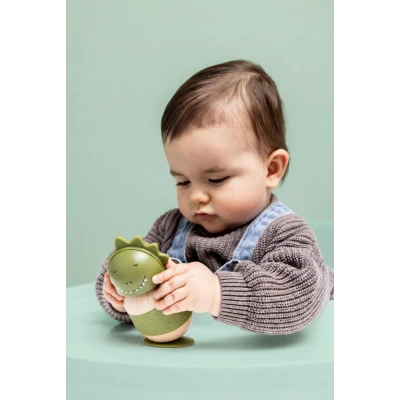 TRIXIE Drewniana silikonowa zabawka do bujania Dinozaur Baby