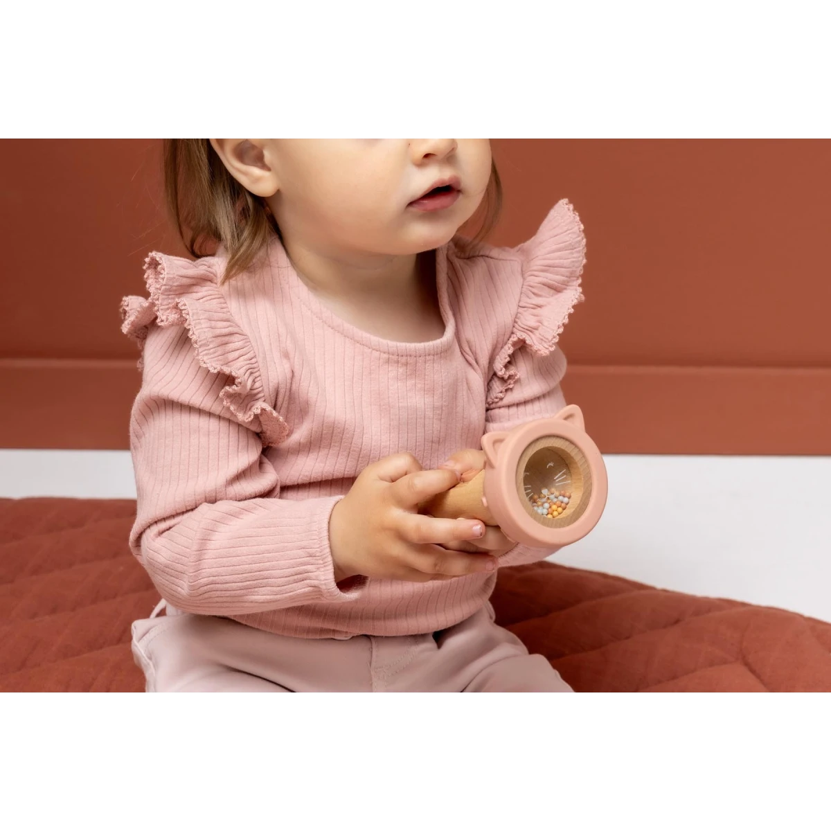 TRIXIE Drewniana latarka z silikonowymi elementami Kot Baby