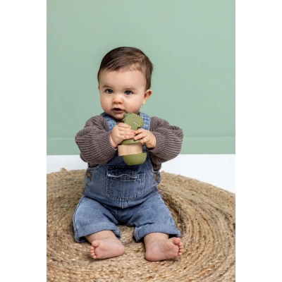 TRIXIE Drewniana układanka z grzechotką Dinozaur Baby