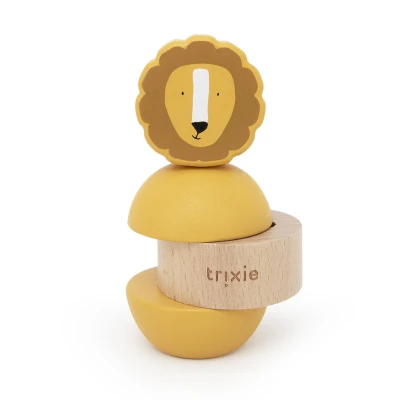 TRIXIE Drewniana układanka z grzechotką Lew Baby