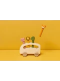 TRIXIE Drewniany autobus ze zwierzątkami pop-up Baby