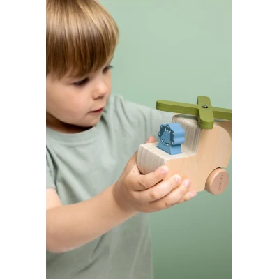 TRIXIE Drewniany helikopter ze zwierzątkami Baby