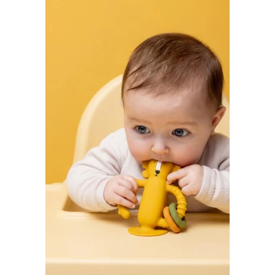TRIXIE Silikonowa zabawka sensoryczna z przyssawką gryzak Lew Baby