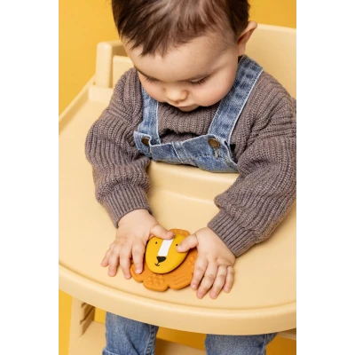 TRIXIE Silikonowa zabawka spinner z przyssawką Lew Baby