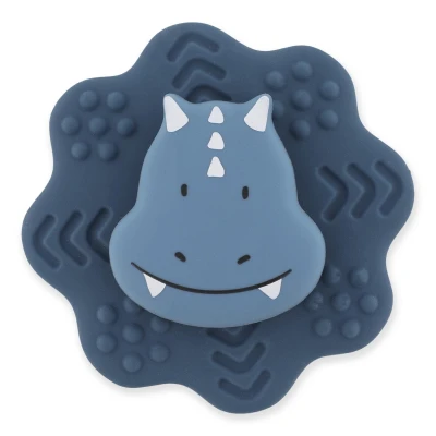 TRIXIE Silikonowa zabawka spinner z przyssawką Triceratops Baby