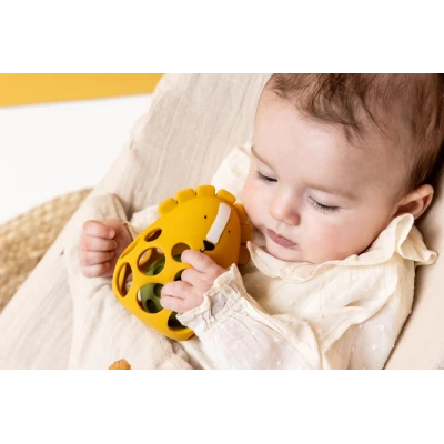 TRIXIE Silikonowa grzechotka sensoryczna Lew Baby