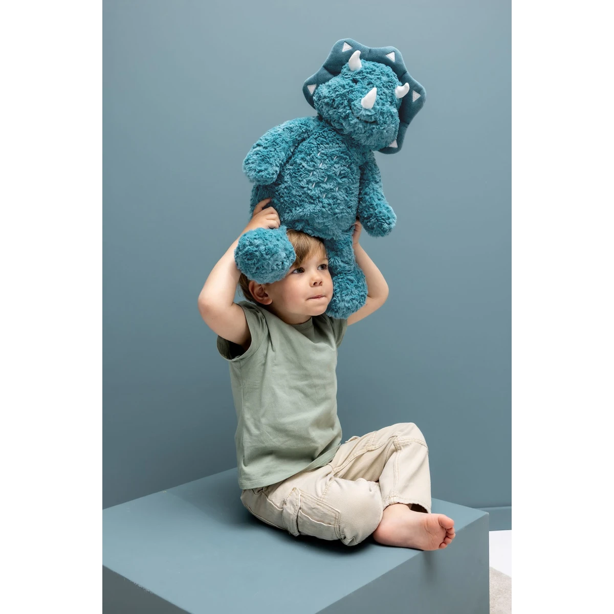 TRIXIE Duża pluszowa maskotka Triceratops Baby – pluszak dla dziecka