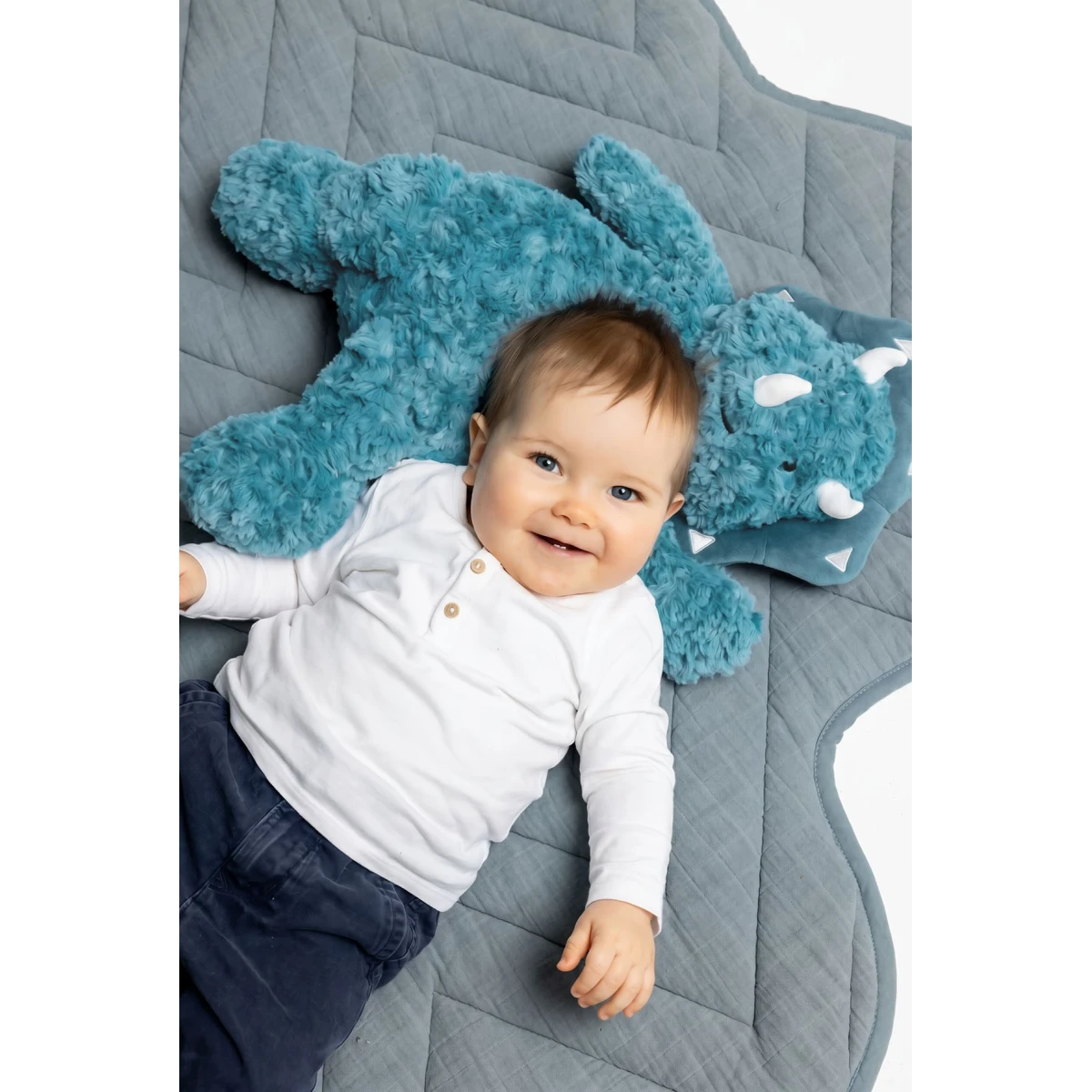 TRIXIE Duża pluszowa maskotka Triceratops Baby – pluszak dla dziecka