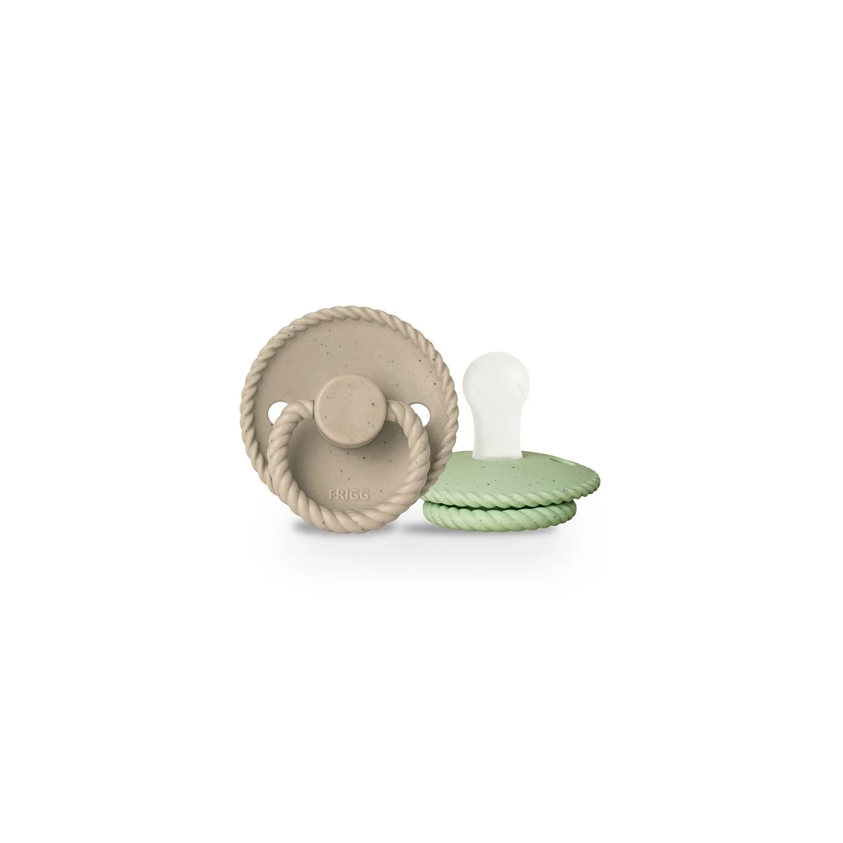 FRIGG Mini Mocha Smoczek uspokajający 2-pak silikon 0-6m