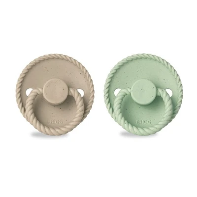 FRIGG Mini Mocha Smoczek uspokajający 2-pak silikon 0-6m