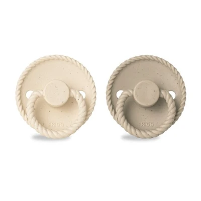 FRIGG Mini Mocha Smoczek uspokajający 2-pak silikon 0-6m
