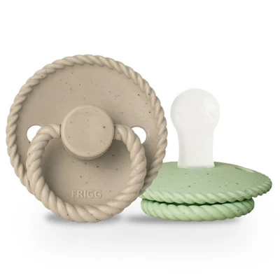 FRIGG Mini Mocha Smoczek uspokajający 2-pak silikon 6-18m