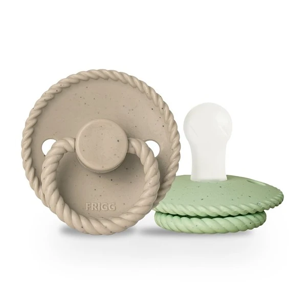 FRIGG Mini Mocha Smoczek uspokajający 2-pak silikon 6-18m
